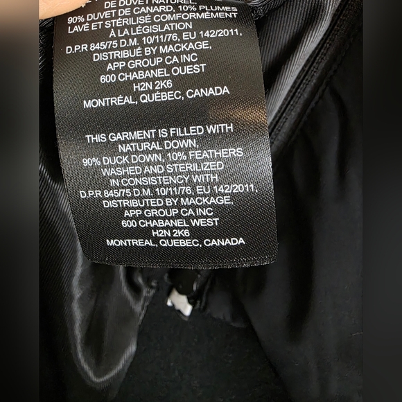 Mackage SHIA-SLB 2-in-1 double-face wool coat with removable bib M - Picture 10 of 12